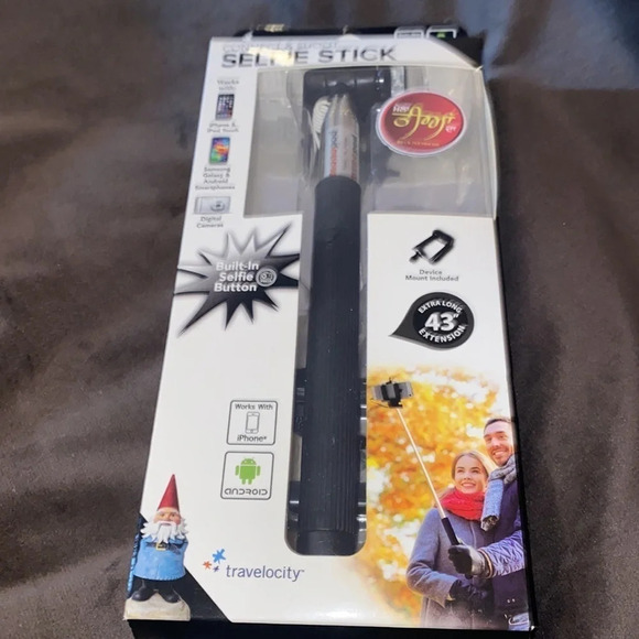 🎉HP🎉Travelocity Connect and Shoot selfie stick black New - Picture 4 of 10